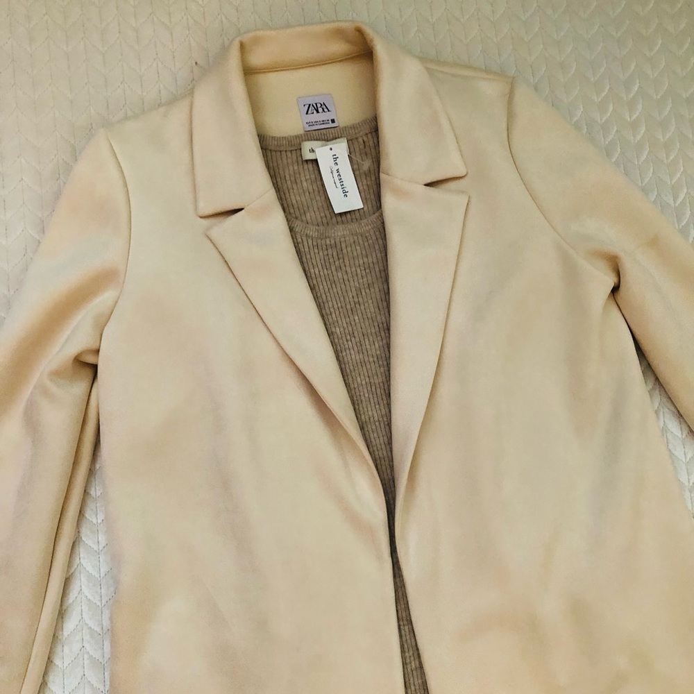 Zara Women's Cream Blazer